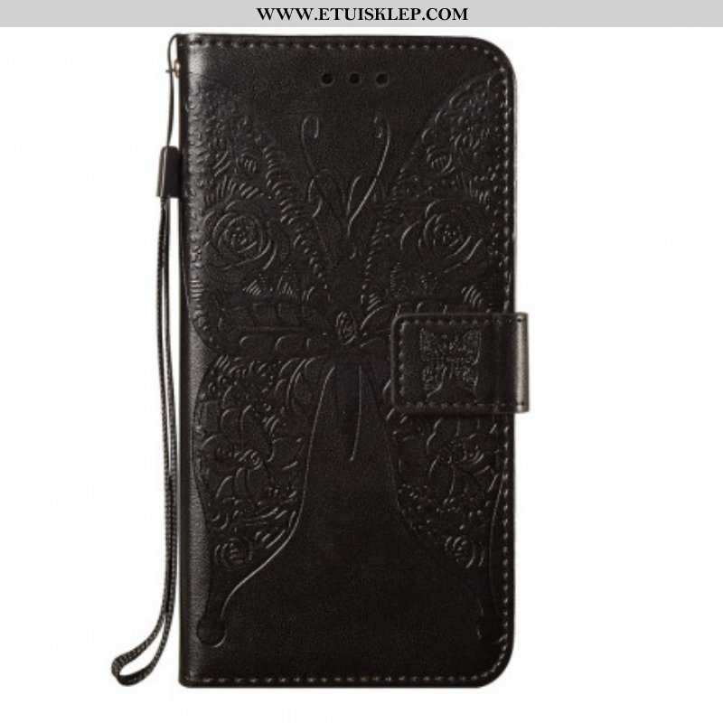 Etui Folio do Samsung Galaxy S21 5G Motyl Kwiatowy Wzór